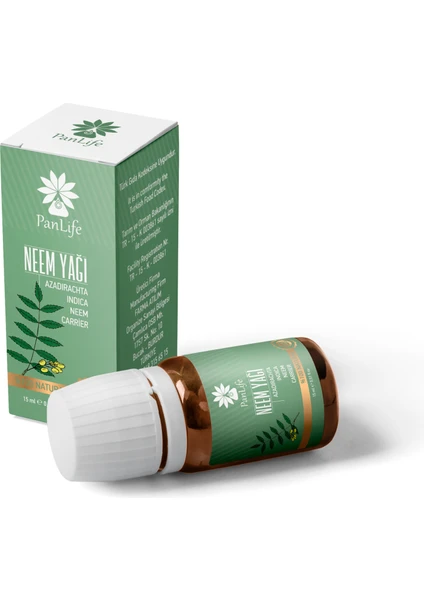 Panlıfe Neem Yağı 10 ml %100 Saf Analiz Sertifikalı  ( Markamız Eczacı Kuruluşudur.)