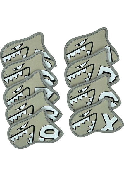 9 Adet Golf Kulübü Kafa Kapakları Kadın Erkek Golf Demir Kapakları Set Gri Için Çoğu Ütüye Uygun (Yurt Dışından) indirimleri