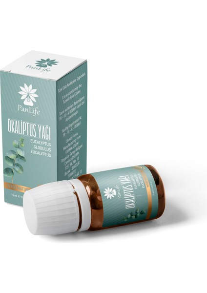 Panlıfe Okaliptus Yağı 10 ml %100 Saf Analiz Sertifikalı ( Markamız Eczacı Kuruluşudur.)