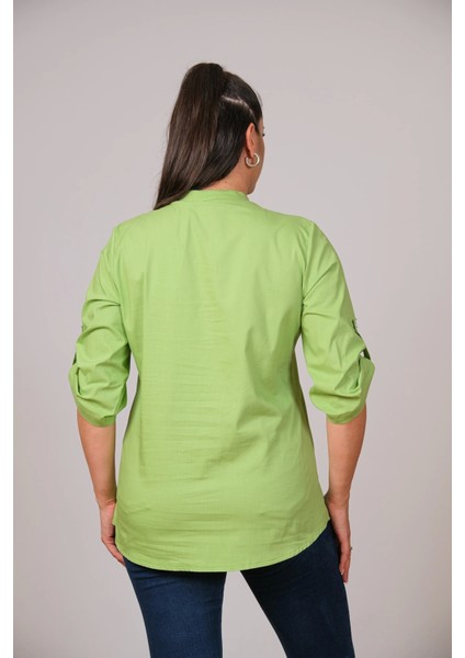 Cotton Hakim Yaka Büyük Beden Gömlek fiyatları