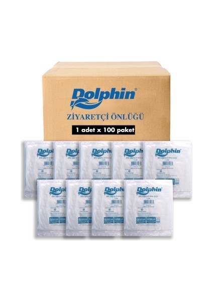 Dolphin Ziyaretçi Önlüğü 100 Adet (Koli)