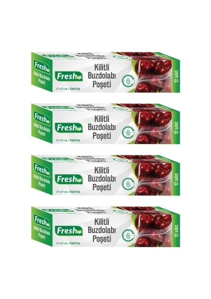 Fresh-Up Kilitli Buzdolabı Poşeti 17X23 4 Al 3 Öde