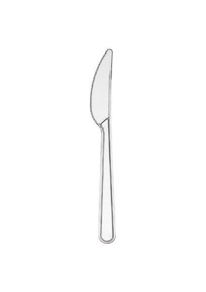 Plastik Bıçak Şeffaf 100LÜ Paket