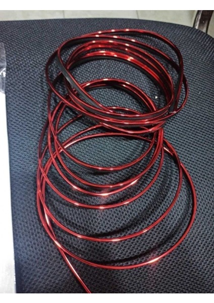 Araç Içi Nikelaj Kırmızı Torpido Ip Trim Fitili 2 Metre fırsatları