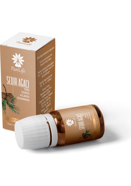 Panlıfe Sedir Yağı 10 ml %100 Saf Analiz Sertifikalı ( Markamız Eczacı Kuruluşudur.)
