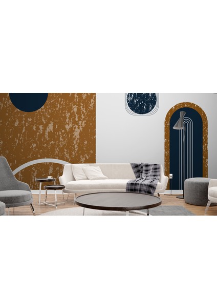 Abstract Şekilli Duvar Kağıdı, Soyut Desenli Duvar Resmi