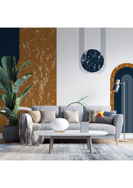 Abstract Şekilli Duvar Kağıdı, Soyut Desenli Duvar Resmi