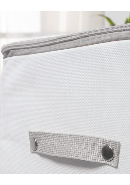 Çiçek Desen Baskılı Hurç - Beyaz - 74x46x46 cm modelleri