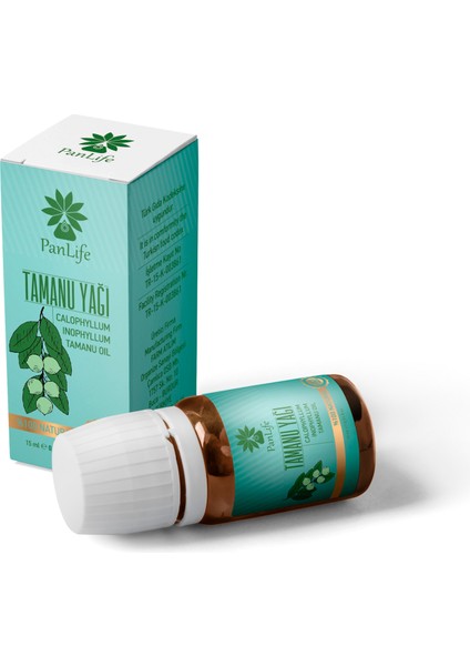 Panlıfe Tamanu Yağı 10 ml %100 Saf Analiz Sertifikalı ( Markamız Eczacı Kuruluşudur.)