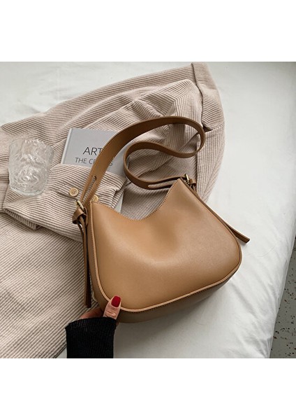 Sanying Moda Doku Omuz Çantası Büyük Kapasiteli Retro Bayanlar Messenger Çanta (Yurt Dışından)