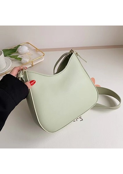 Sanying Moda Doku Omuz Çantası Büyük Kapasiteli Retro Bayanlar Messenger Çanta (Yurt Dışından)