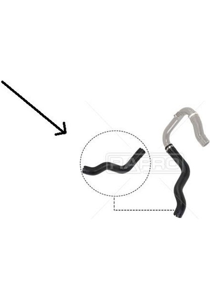 Turbo Hortumu Grande Punto Punto Evo 1,3 Mjtd 2005 Sonrası 55703078 Rapro 11545