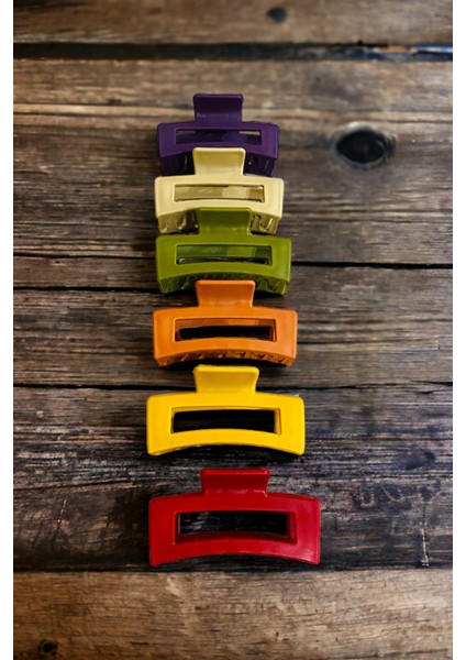 Dikdörtgen Model 6 Adet 9 cm Büyük Boy Mandal Toka fiyatları