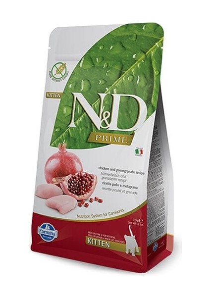 Prime Tavuk ve Narlı Yavru Kedi Maması 5 kg