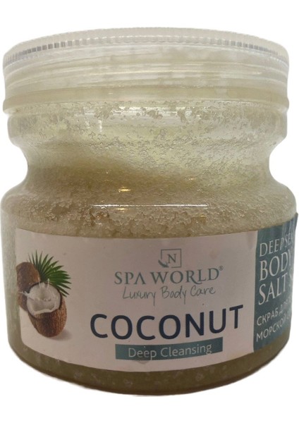 Coconut Deep Sea Body Salt Scrub (Hindistan Cevizi Vücut Tuz Peelıng) 500ML