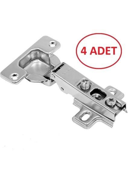 Master Frenli Dolap Kapak Menteşesi - 4 Adet