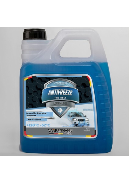 Mavi Antifriz 4 Mevsim Organik -52°c 4 Lt.