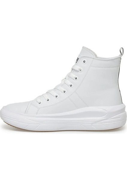 Clementine Pu Beyaz Kadın Boğazlı Sneaker Ayakkabı modelleri