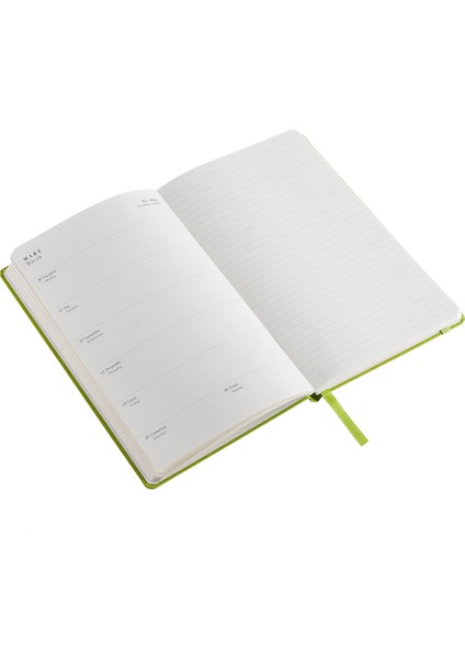 Lepidus 1032 - 2024 Haftalık Çizgili Ajanda 13 x 21 cm Fıstık Yeşili modelleri