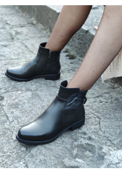 Yandan Fermuarlı Bilek Boy Bot (B2A) - Siyah - 38 - St00889-14355 fiyatları