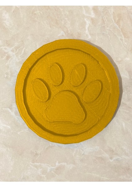 Dog Paw-Pati - Bardak Altlığı Seti - Organik Plastik
