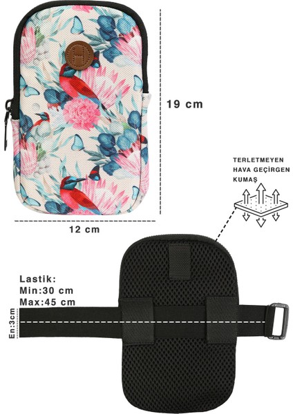 Spor Kol Bilek Telefon Çantası Rose indirimleri