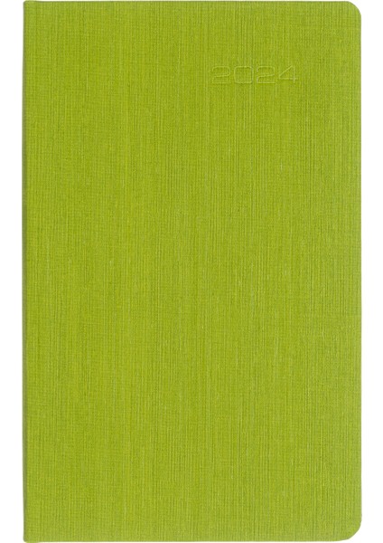 Lepidus 1030 - 2024 Günlük Çizgili Ajanda 13 x 21 cm Fıstık Yeşili