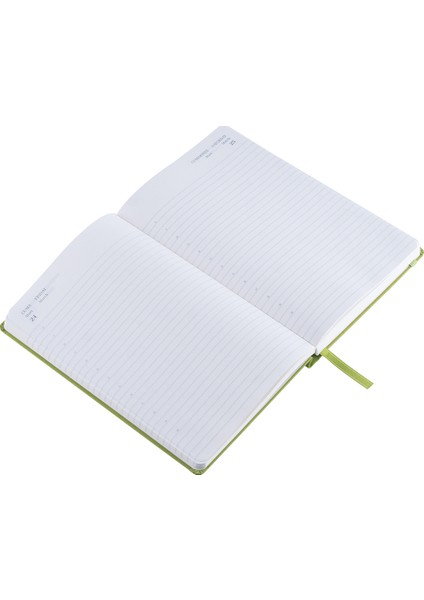 Lepidus 1030 - 2024 Günlük Çizgili Ajanda 13 x 21 cm Fıstık Yeşili