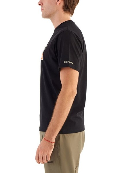 Csc Hike Icon Erkek Kisa Kollu T-Shirt Siyah CS0337-010 modelleri