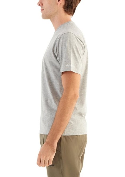 Csc Checkered Peaks Erkek Kisa Kollu T-Shirt Gri CS0342-044 modelleri