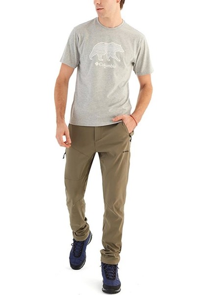 Csc Checkered Peaks Erkek Kisa Kollu T-Shirt Gri CS0342-044 indirimleri