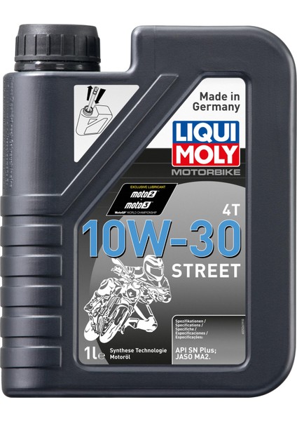 Liqui Moly 10W30 4t Street Motosiklet Yağı