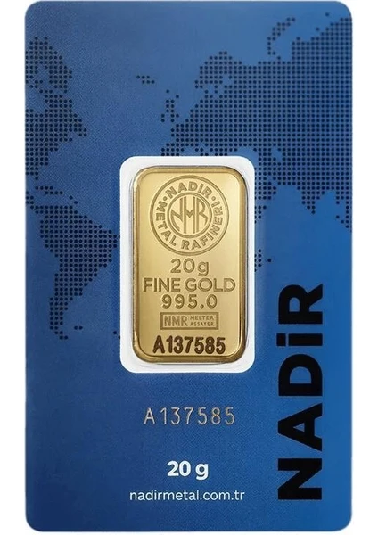 Nadir Gold 20 gr 24 Ayar Nadirgold Gram Altın