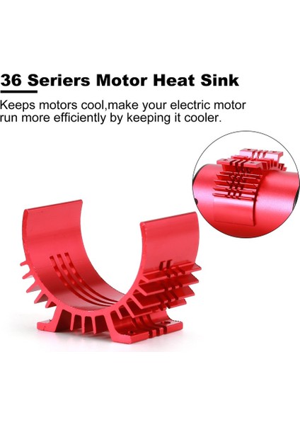 Surpasshobby 36 Serisi Motor Soğutma Isı Emici Soğutucu Üstü Rc Araba Motoru (Yurt Dışından)