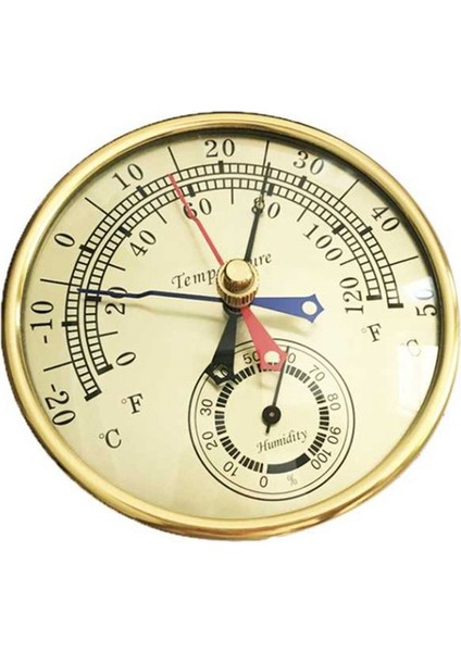 Inç Min Max Termometre Higrometre Duvara Montaj Duvar Asmak Analog Kapalı Açık Anti Yağmur Sıcaklık Nem Ölçer (Yurt Dışından)
