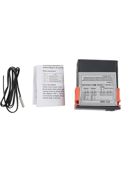 Dijital Sıcaklık Kontrol Cihazı Termostat Termostat Inkübatör Röle LED 10A Isıtma ve Soğutma STC-1000 220V (Yurt Dışından)