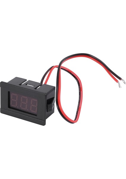 Dc Dijital Voltmetre Kafası 0.36 Inç LED Dijital Voltmetre Dc 4.5-30V Motosiklet Voltmetre Üç Telli (Yurt Dışından)