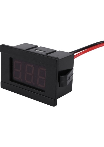 Dc Dijital Voltmetre Kafası 0.36 Inç LED Dijital Voltmetre Dc 4.5-30V Motosiklet Voltmetre Üç Telli (Yurt Dışından) fiyatları