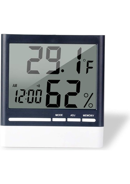 Ev Için Dijital Higrometre Kapalı Termometre, Yüksek Doğruluklu Nem Ölçer Oda Termometresi Higrometre Ölçer 1 Adet (Yurt Dışından)
