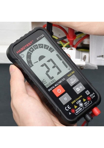 Habotest El Dijital Multimetre LCD Taşınabilir Ac/dc Ampermetre Voltmetre Ohm Gerilim Test Cihazı Metre Multimetre (Yurt Dışından) fiyatları