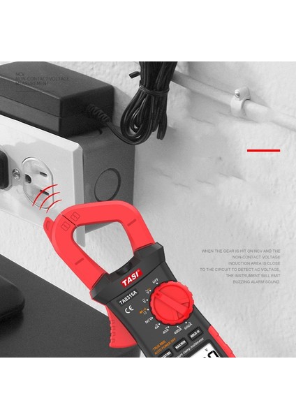 Tası TA8315B Çok Fonksiyonlu Dijital El Ekranı Kelepçe Multimetre Gerilim Akım Sıcaklık Ölçer (Yurt Dışından) modelleri