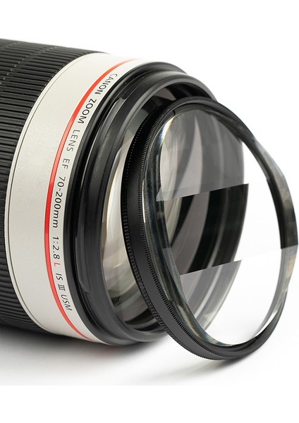 Doğrusal Kamera Filtresi, 77MM Prizma Filtresi Doğrusal Üç Bölmeli Fotoğraf Makinesi Tüm Kameralar Için Özel Efekt Filtresi (Yurt Dışından) fiyatları