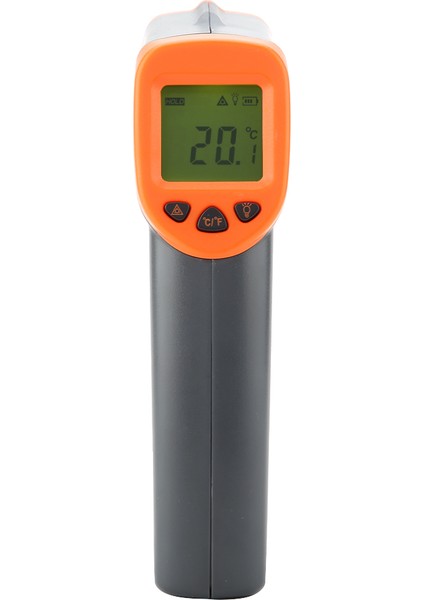 Akıllı Sensör AT380 Temassız LCD Ekran Lazer Di Tal Kızılötesi Termometre -32°C~380°C (Yurt Dışından)