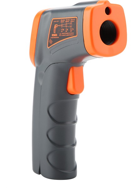Akıllı Sensör AT380 Temassız LCD Ekran Lazer Di Tal Kızılötesi Termometre -32°C~380°C (Yurt Dışından)