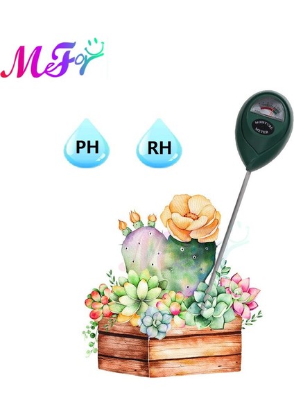 In 1 Dijital Ph Ölçer Toprak Nem Monitörü Nem Test Cihazı Bahçe Bitkileri Tarım Higrometre Toprak Ph Nem (Yurt Dışından)