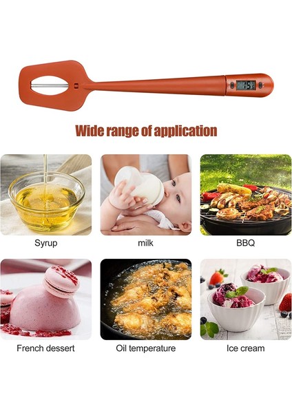 Oumery Dijital Şeker Termometresi, Anında Okuma Mutfak Pişirme ve Şeker Spatula Termometre Sıcaklık Okuyucu ve Karıştırıcı (Yurt Dışından) indirimleri