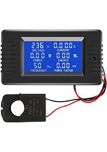 Ac 80-260 V 100A Multimetre Dijital LED Monitör Enerji Voltmetre Ampermetre Watt Gerilim Kwh Ev Elektrik Sayacı (Yurt Dışından)