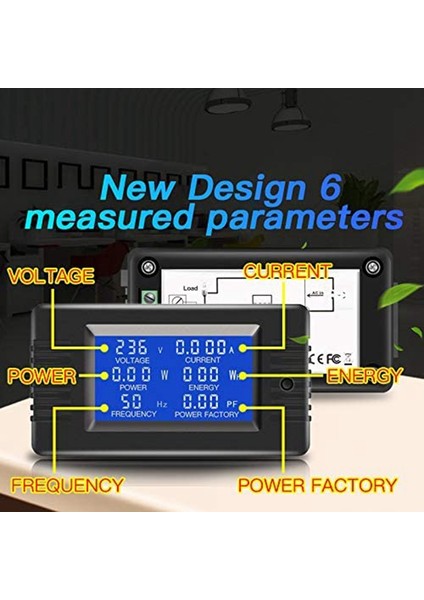 Ac 80-260 V 100A Multimetre Dijital LED Monitör Enerji Voltmetre Ampermetre Watt Gerilim Kwh Ev Elektrik Sayacı (Yurt Dışından) fırsatları