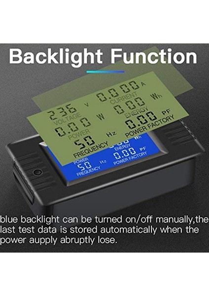 Ac 80-260 V 100A Multimetre Dijital LED Monitör Enerji Voltmetre Ampermetre Watt Gerilim Kwh Ev Elektrik Sayacı (Yurt Dışından) indirimleri
