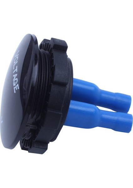 5V-25V Dc Voltmetre LED Dijital Ekran Panele Monte Yuvarlak Su Geçirmez Araba Motosiklet Araba (Yurt Dışından)